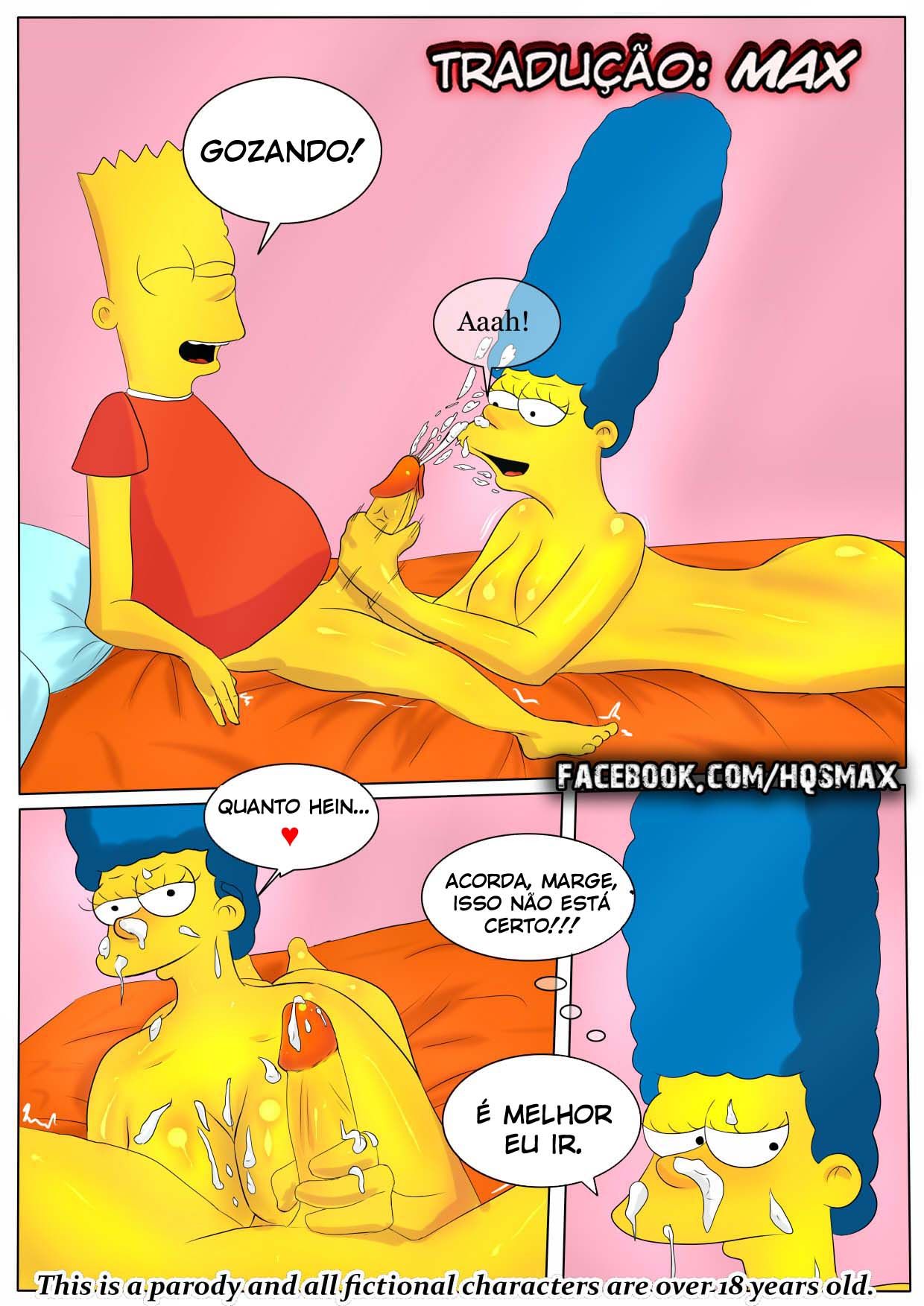 Bart comendo à mamãe no HQ erótico - Foto 33