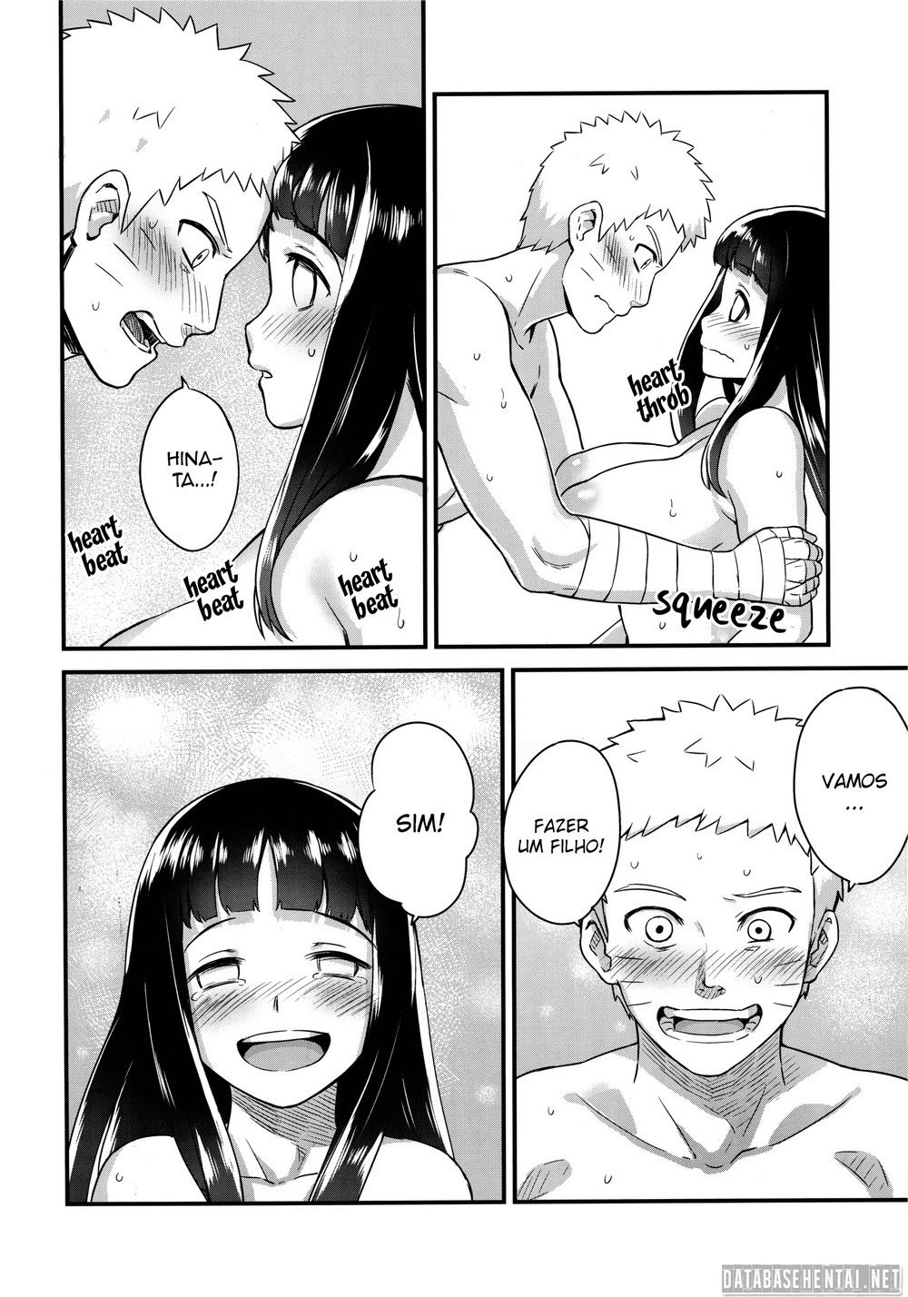 Naruto fazendo um filho com à Hinata