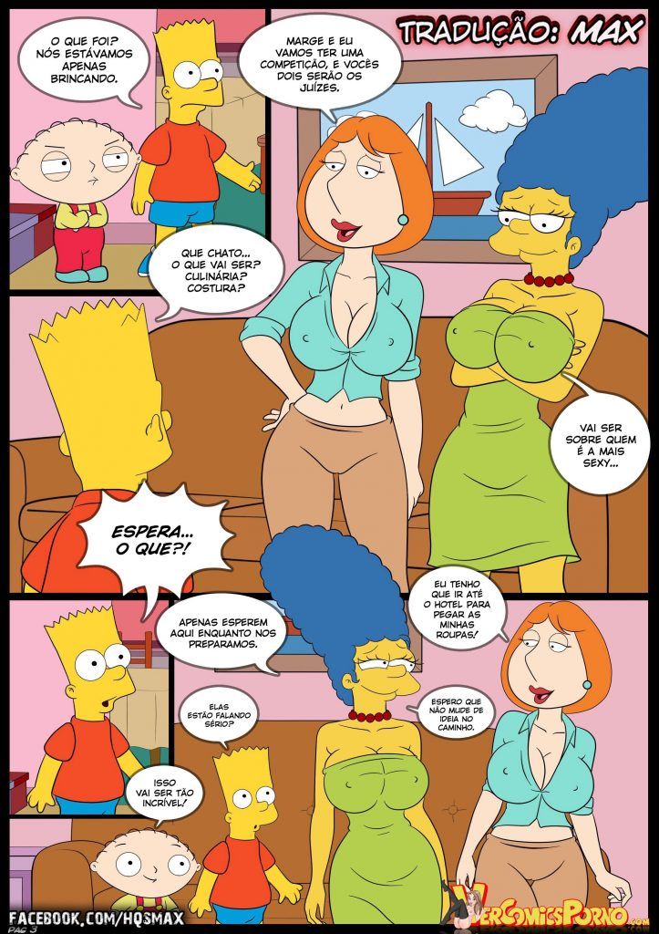 Simpsons HQ Erótico: Casadas na disputa - Foto 4