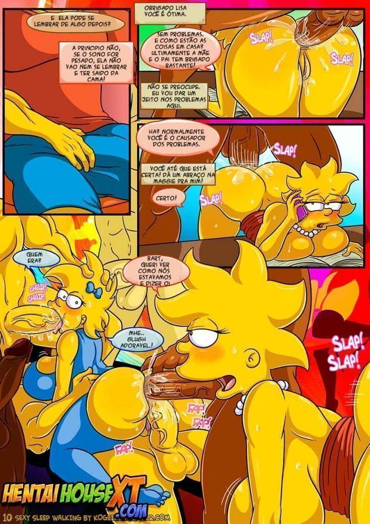 Bart em tesão pela à mãe