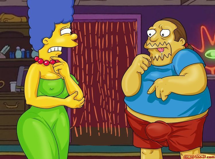Homer Simpsons dando sua esposa pro amigo - Foto 1