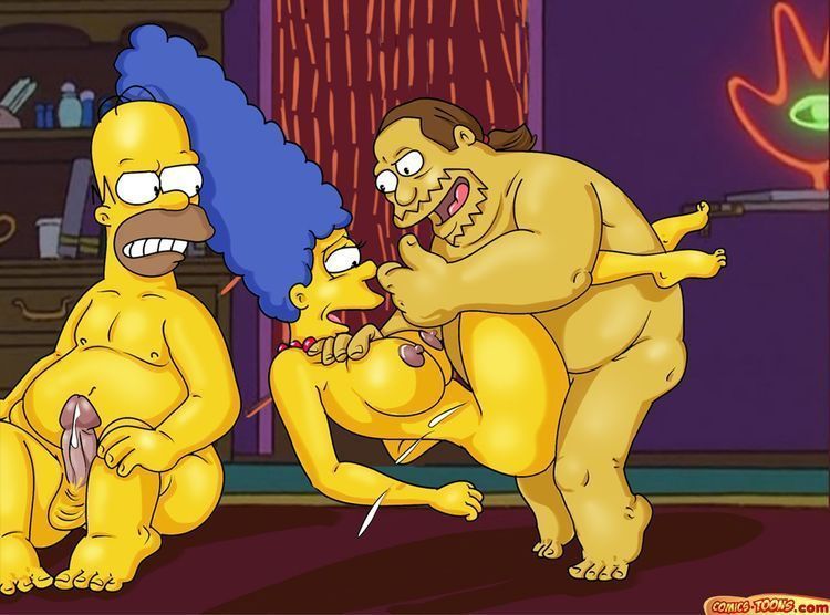 Homer Simpsons dando sua esposa pro amigo - Foto 11