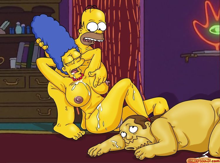 Homer Simpsons dando sua esposa pro amigo - Foto 12