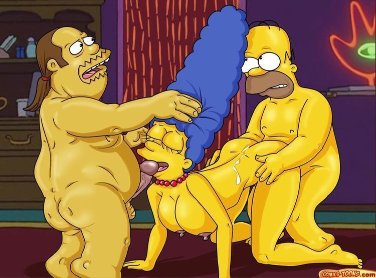 Homer Simpsons dando sua esposa pro amigo - Foto 9