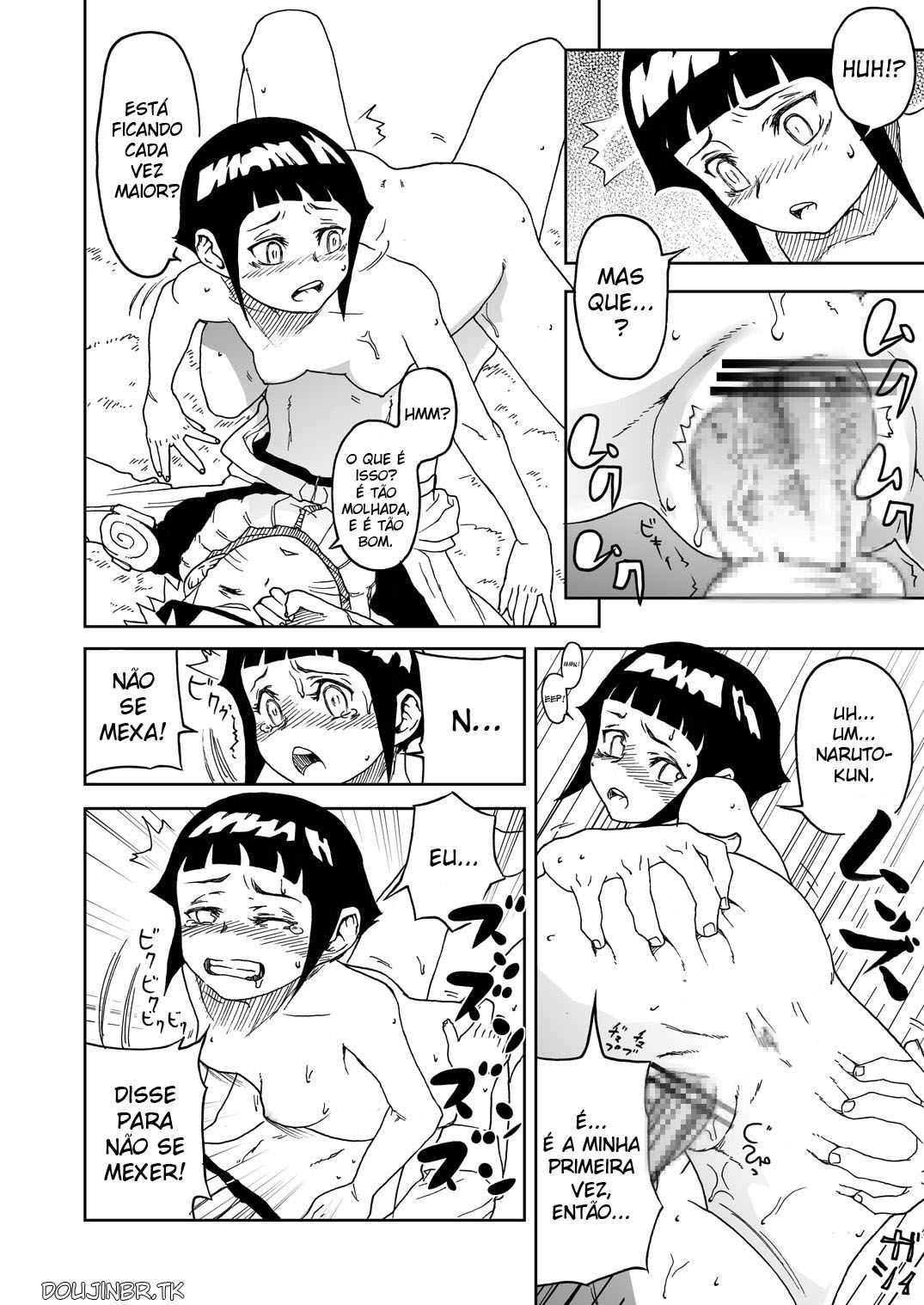 Naruto Hentai - A primeira vez de Hinata