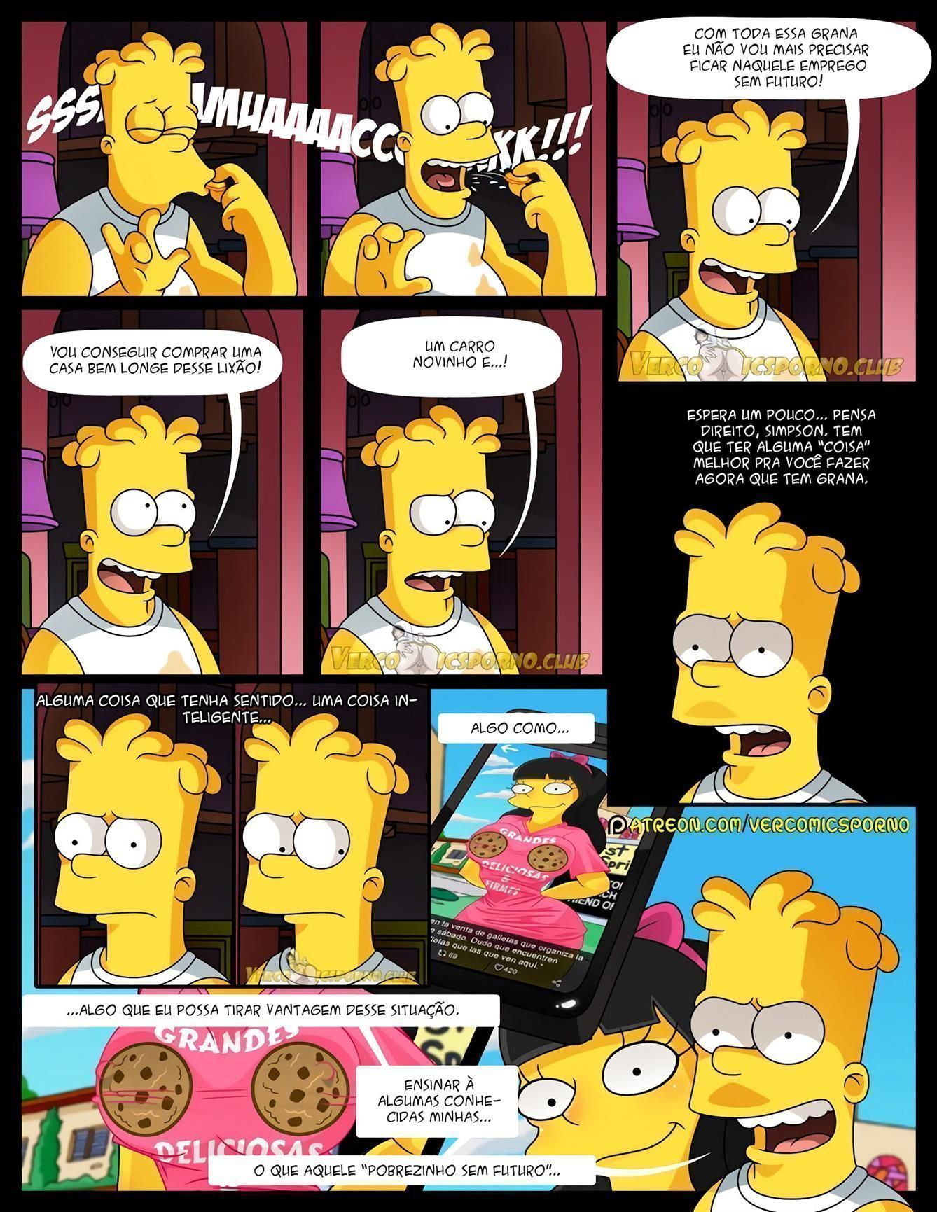 Bart Simpson com tesão