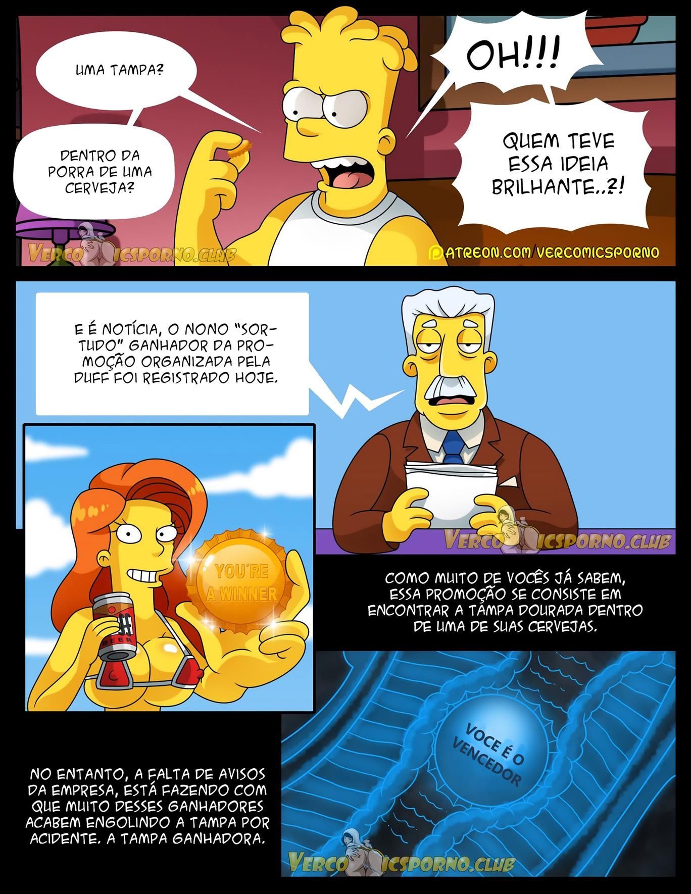 Bart Simpson com tesão