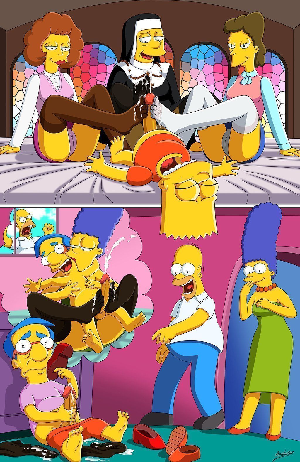 Bart fode com às tias - Foto 2