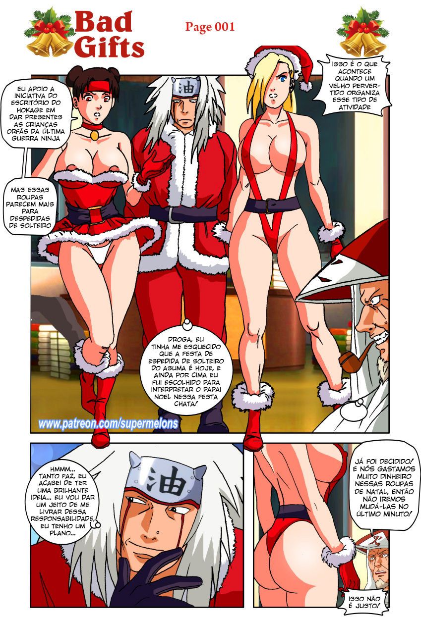 Jiraiya organiza um Natal de orgia