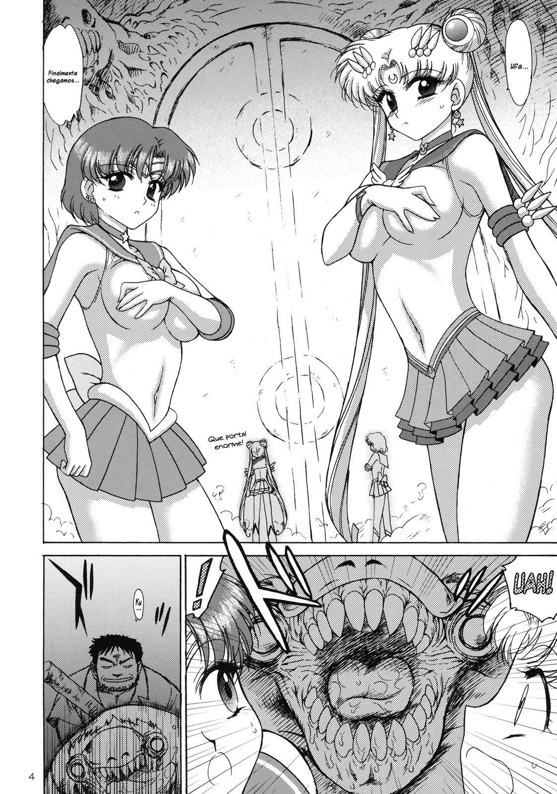 Sailor Moon Hentai: Garotas no covil dos demônios