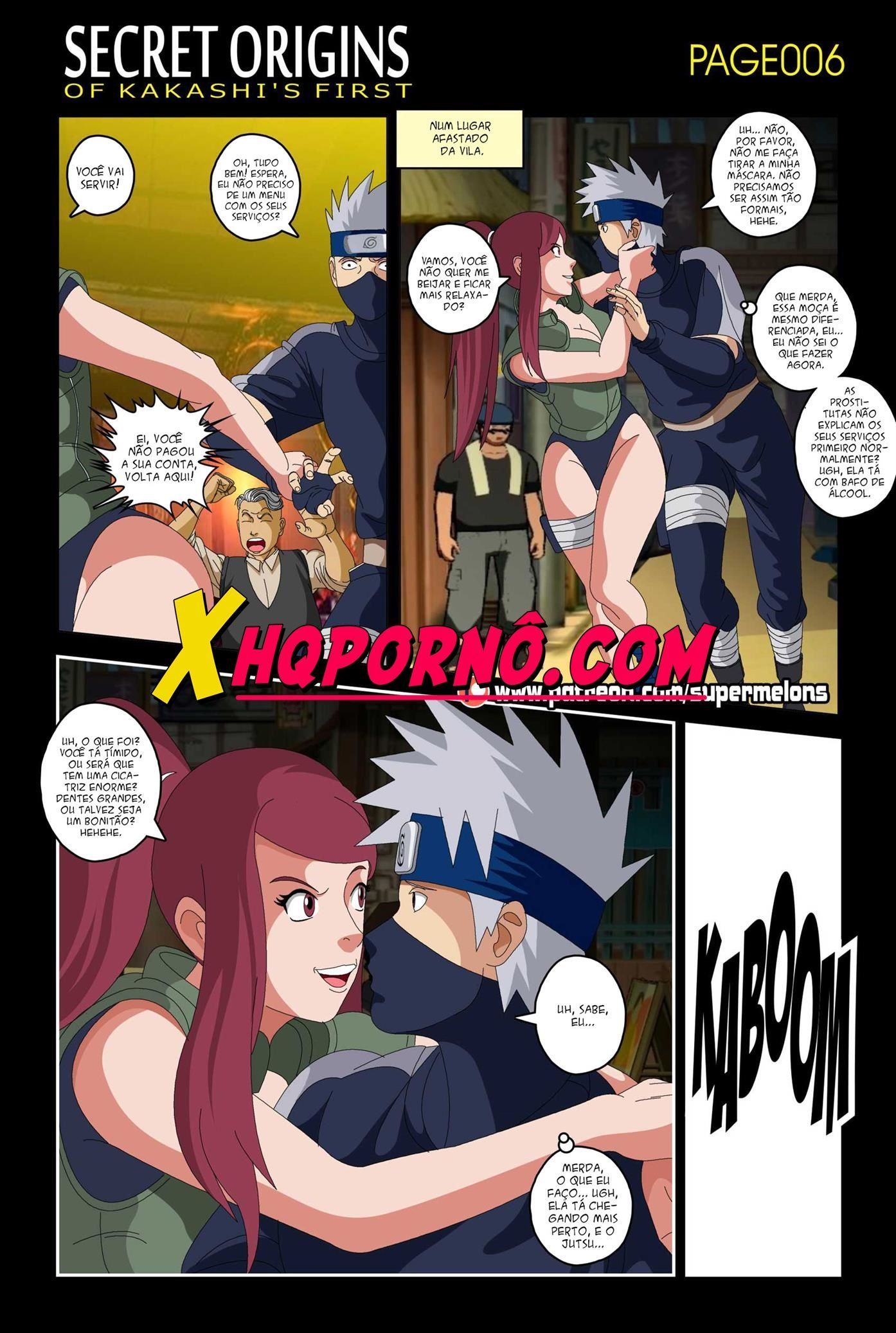 Naruto Pornô: Kakashi o ninja virgem - Foto 6