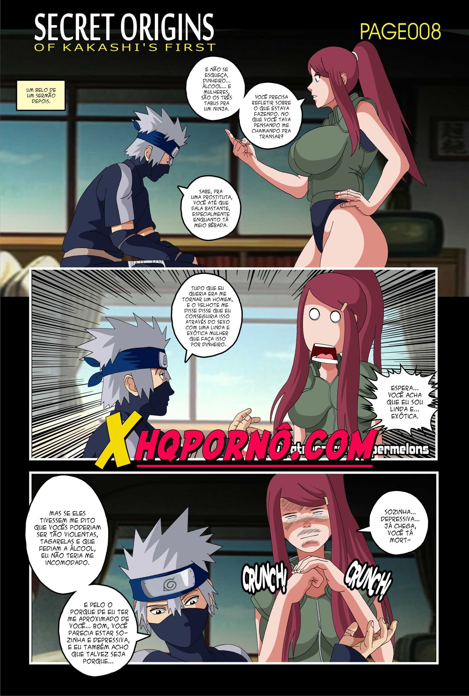Naruto Pornô: Kakashi o ninja virgem
