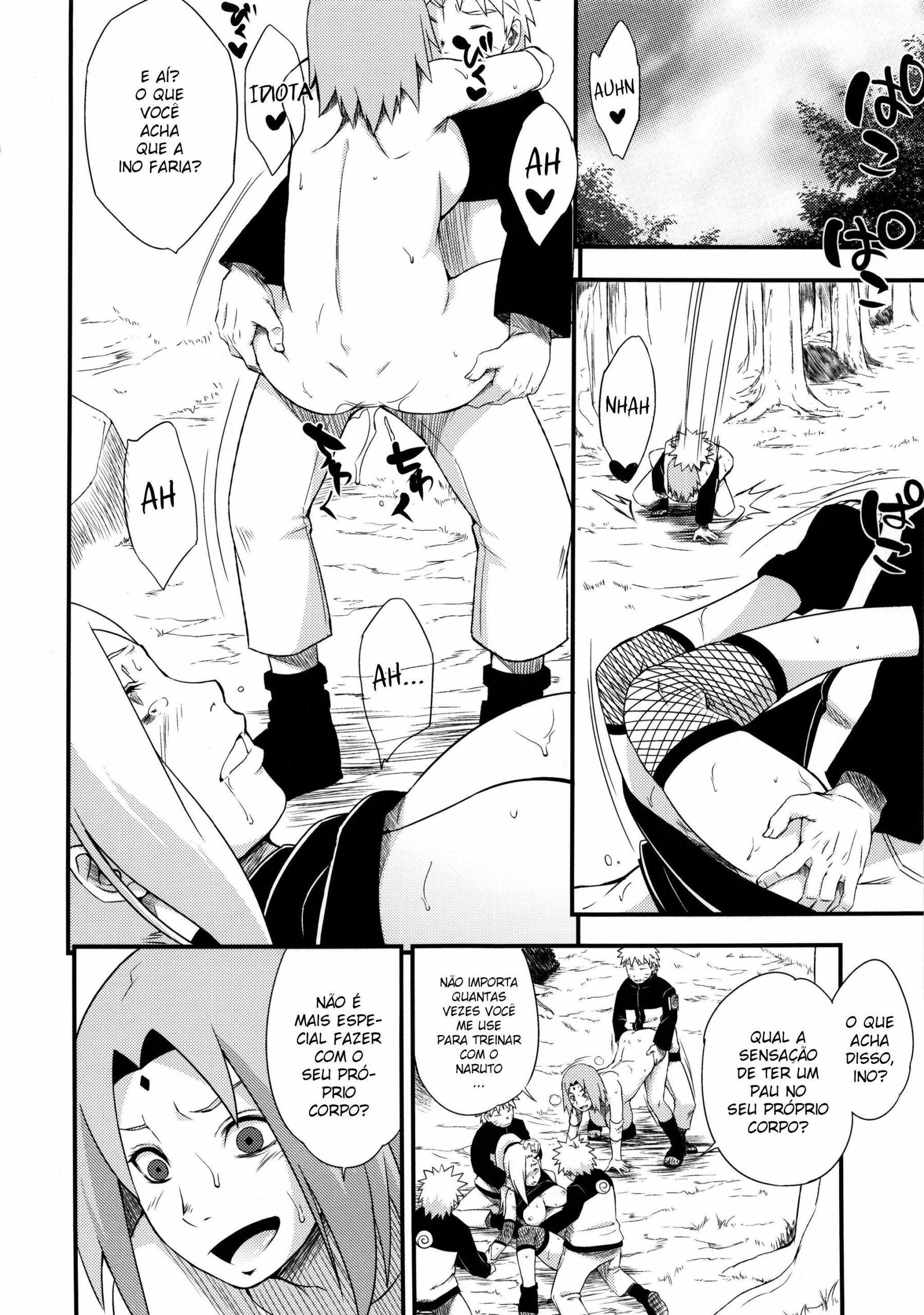 Naruto gozando na virgem Ino