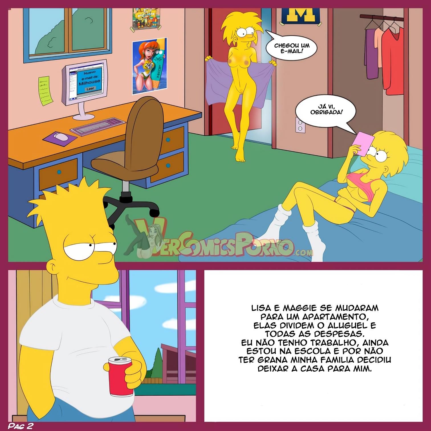 Bart visitas às irmãs - Foto 3