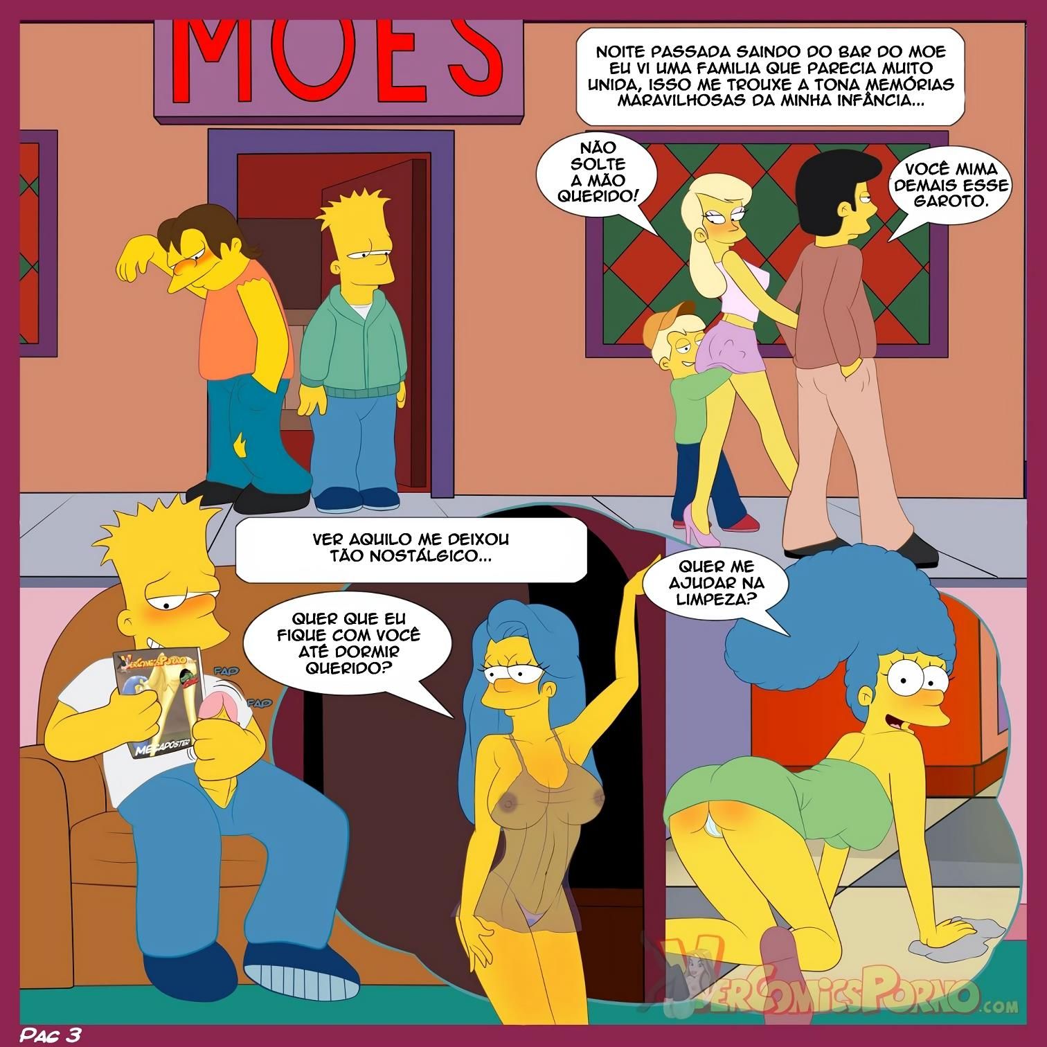 Bart visitas às irmãs