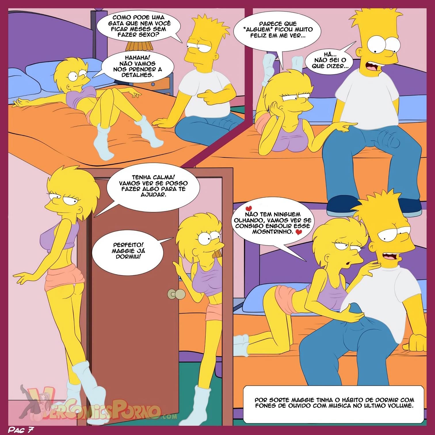 Bart visitas às irmãs