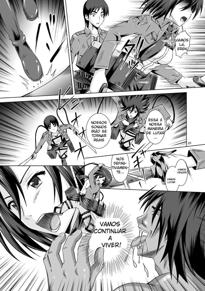 Mikasa transa com Armin - Foto 25