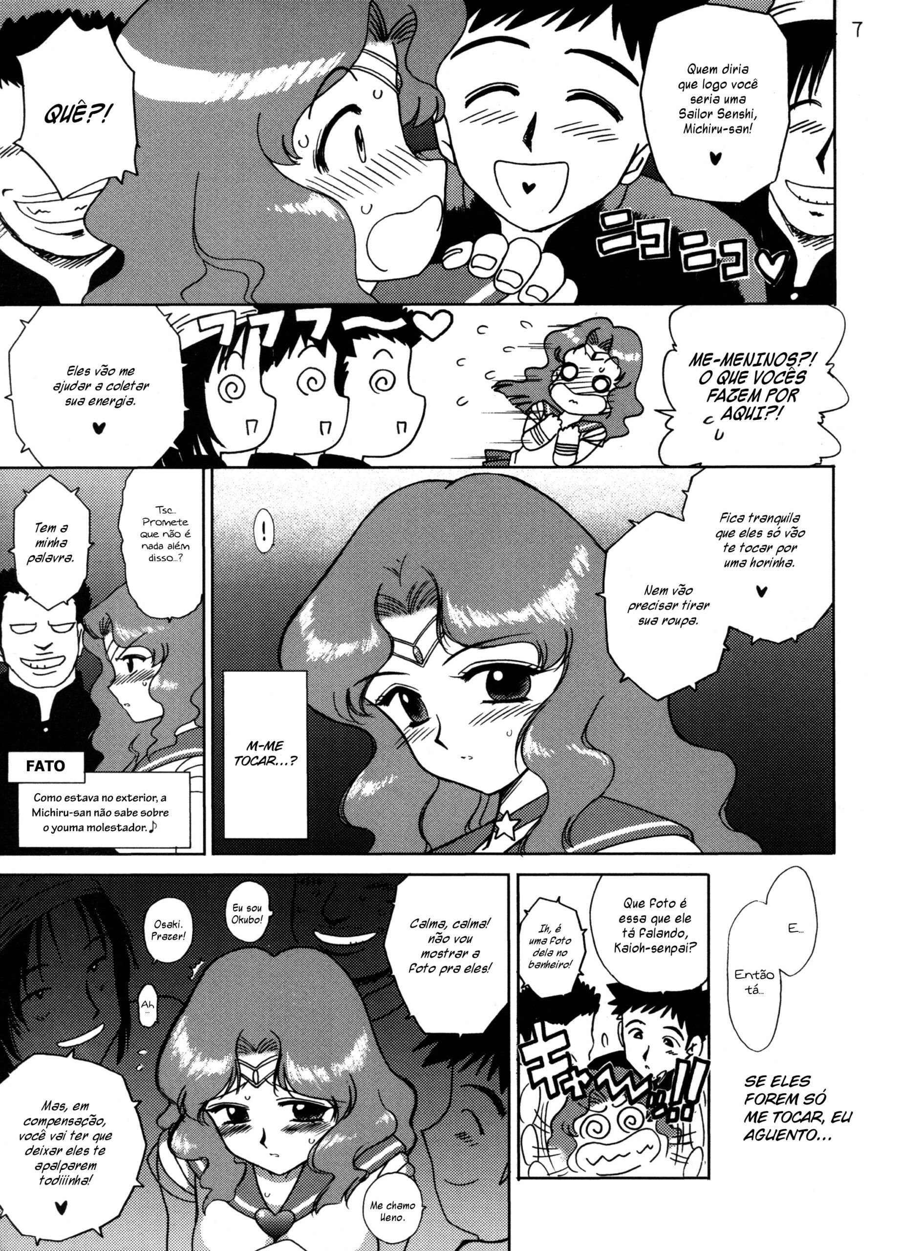 Sailor Moon Hentai: A primeira vez sem querer de Sailor Neturno