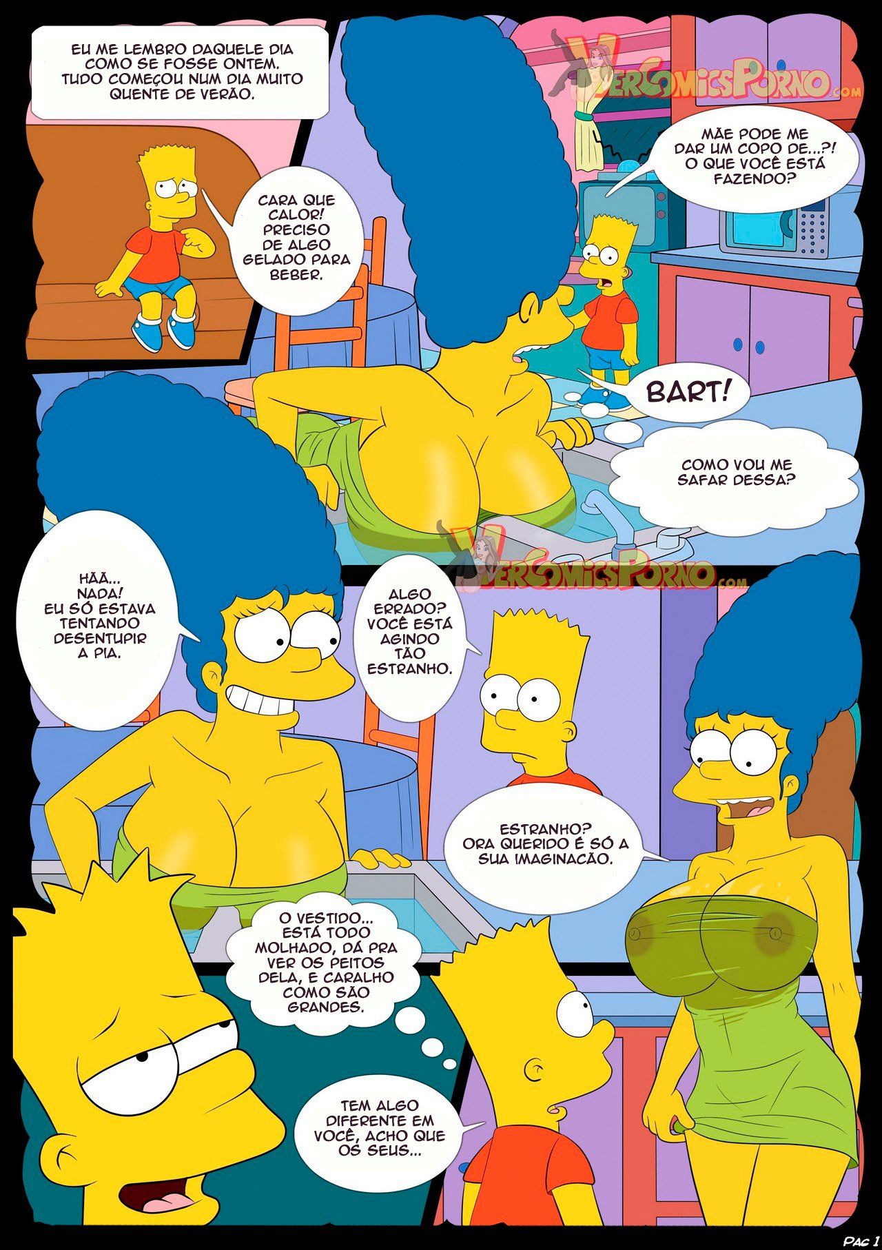 Bart desejando à mamãe - Foto 2