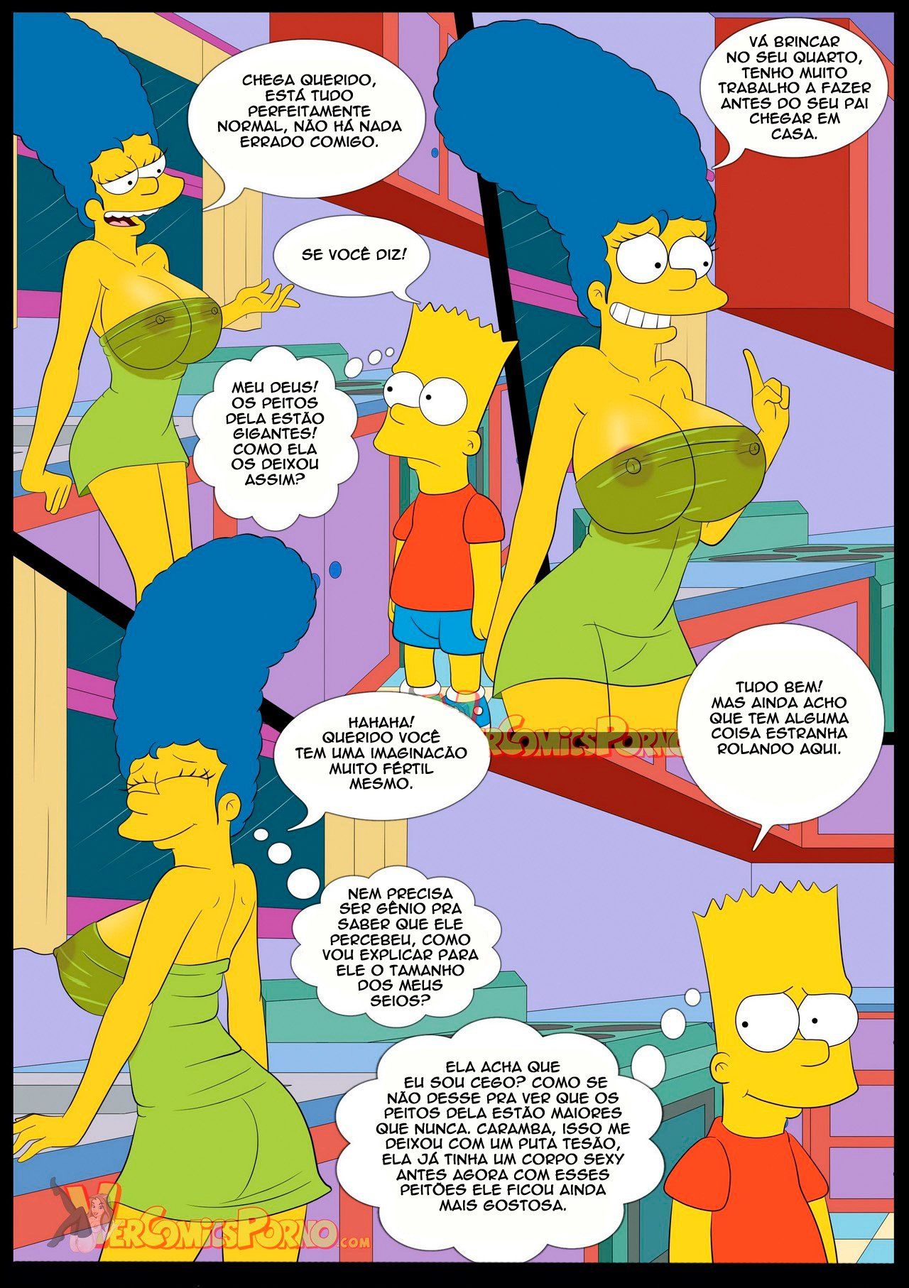 Bart desejando à mamãe - Foto 3