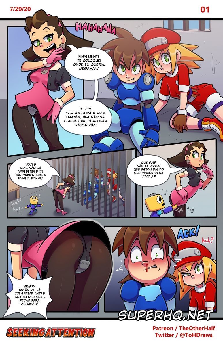 Megaman quadrinhos de sexo