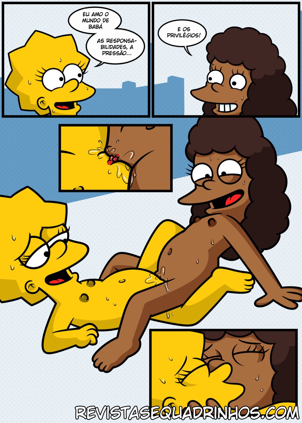 Lisa Simpson babá puta