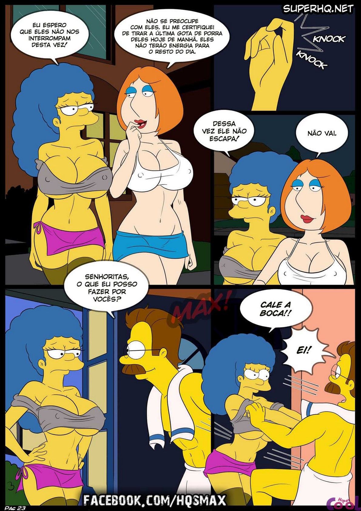 Simpsons HQ Erótico: Casadas na disputa 02 - Foto 24
