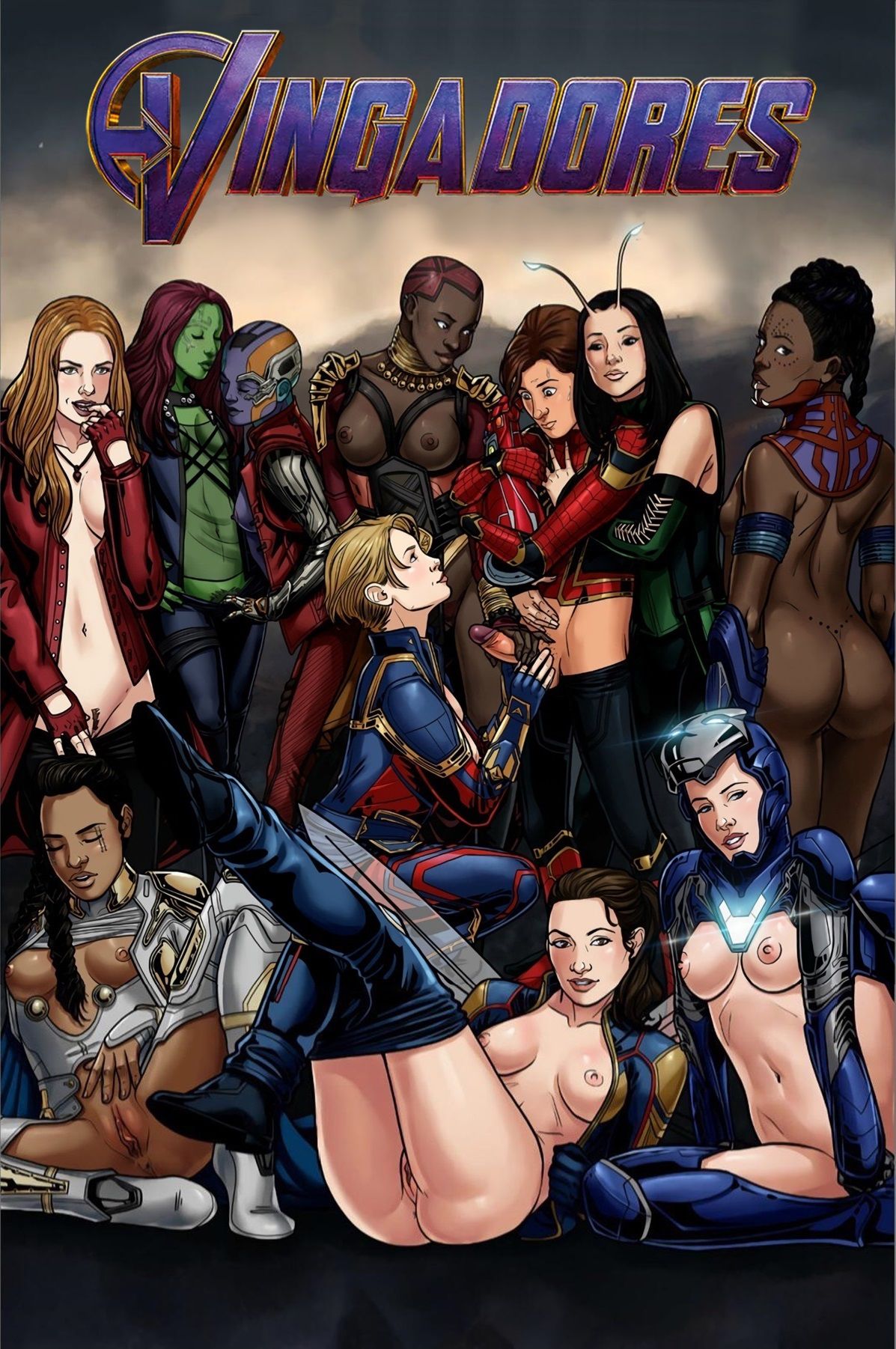 Vingadores quadrinhos de sexo - Foto 1