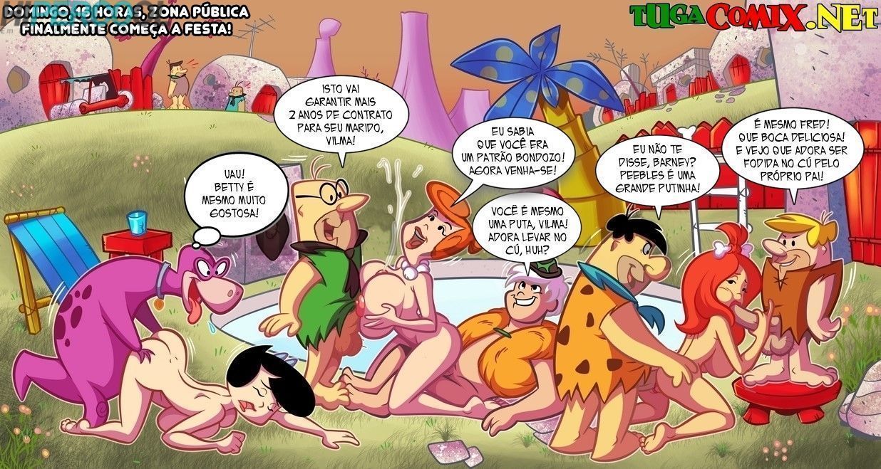 Festa de putaria dos Flintstones