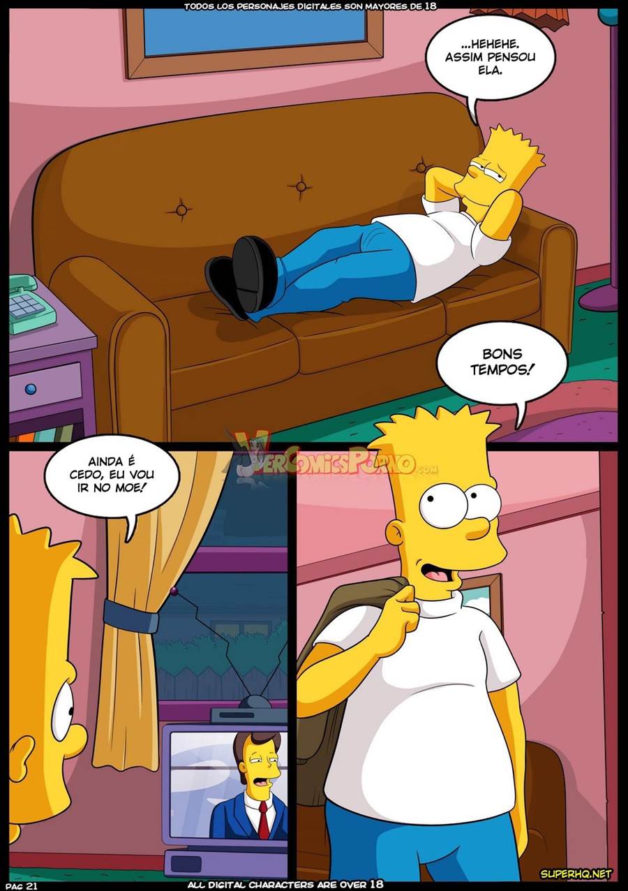 Simpsons Pornô: Dia de sexo do Bart - Foto 22