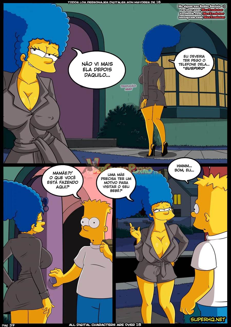 Simpsons Pornô: Dia de sexo do Bart - Foto 40