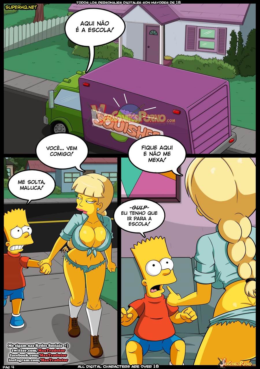Simpsons Pornô: Dia de sexo do Bart
