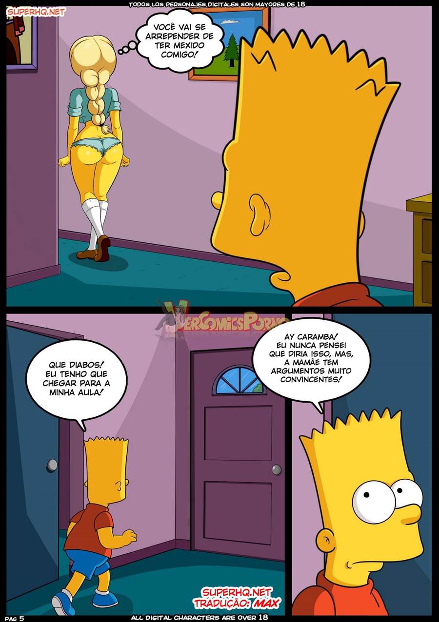 Simpsons Pornô: Dia de sexo do Bart - Foto 6