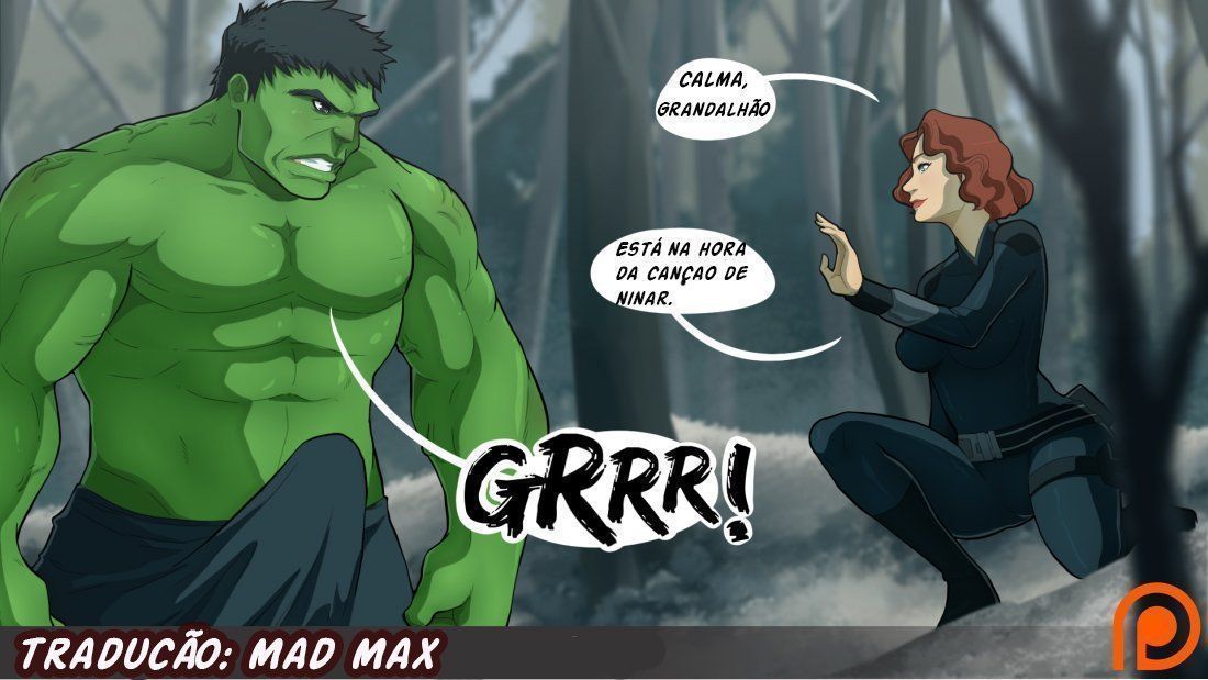 Acalmando o pauzão de Hulk - Foto 1