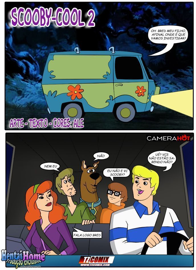 Scooby Doo HQ Erótico: Casa assombrada de sexo
