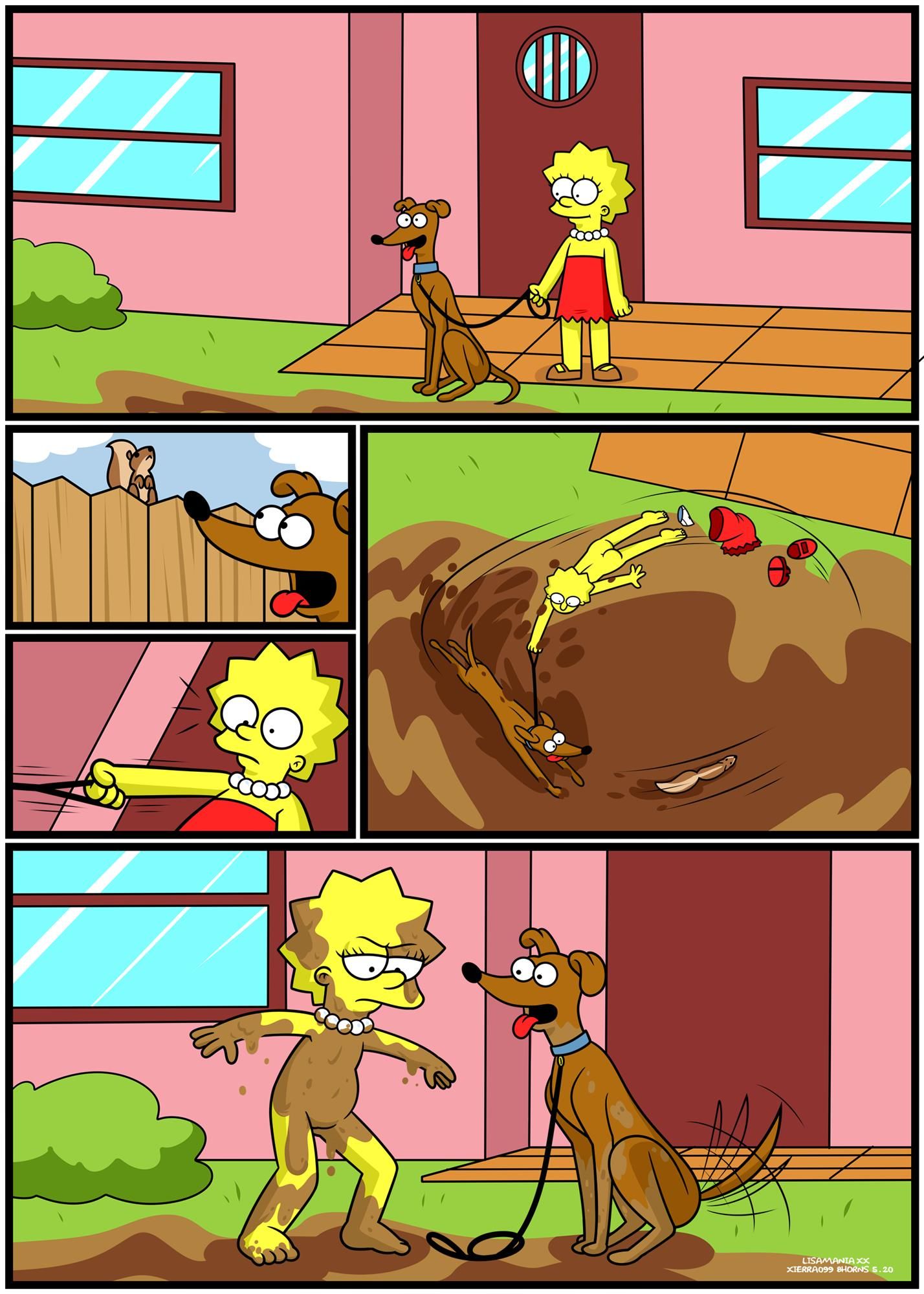 Lisa é uma cachorrinha no cio