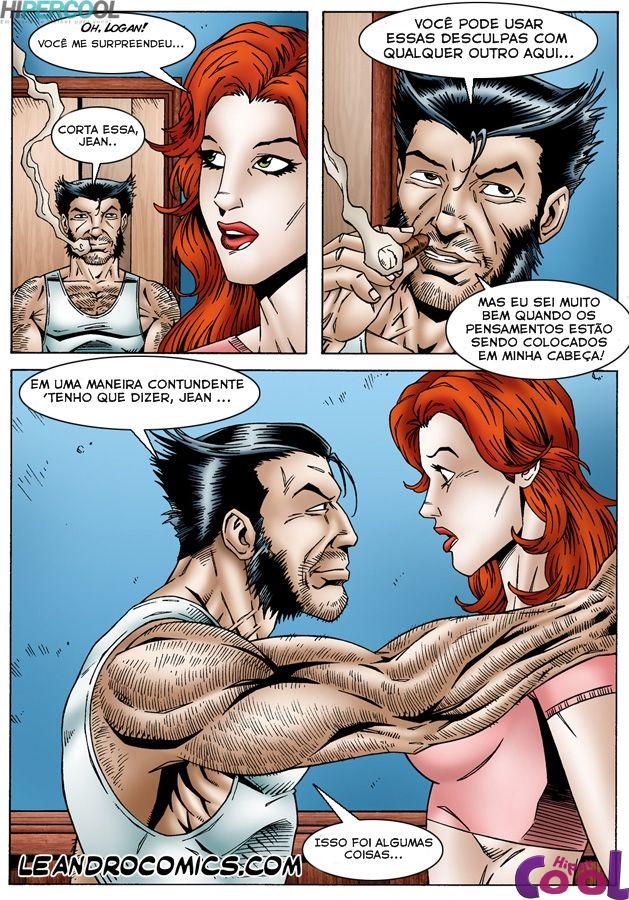 X-Men Pornô: Jean Grey com tesão