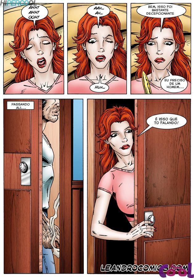 X-Men Pornô: Jean Grey com tesão
