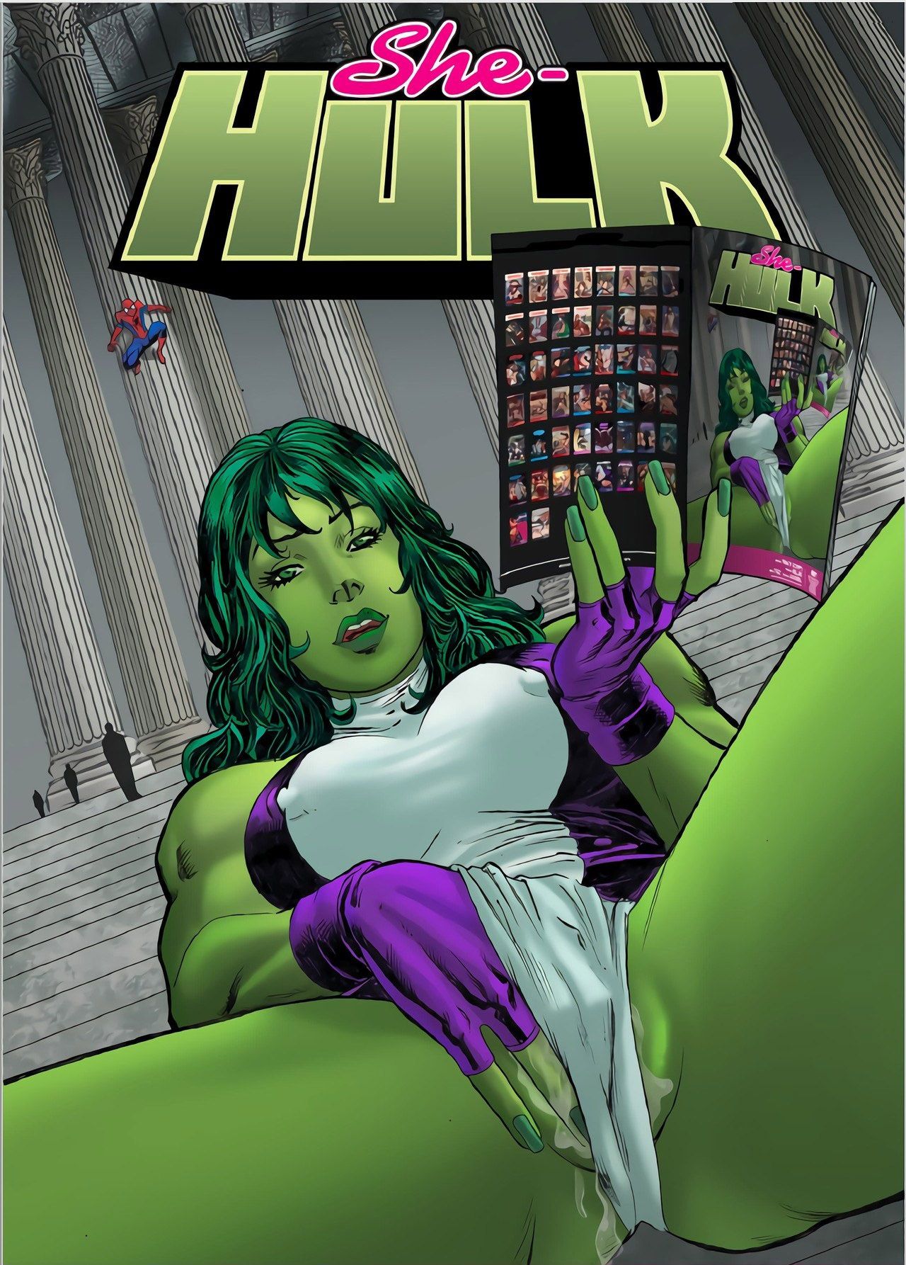 She-Hulk com tesão - Foto 1