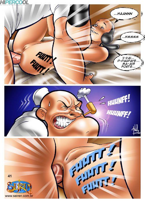 Popeye Quadrinhos de Sexo - Foto 15