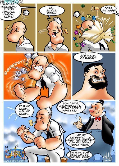 Popeye Quadrinhos de Sexo