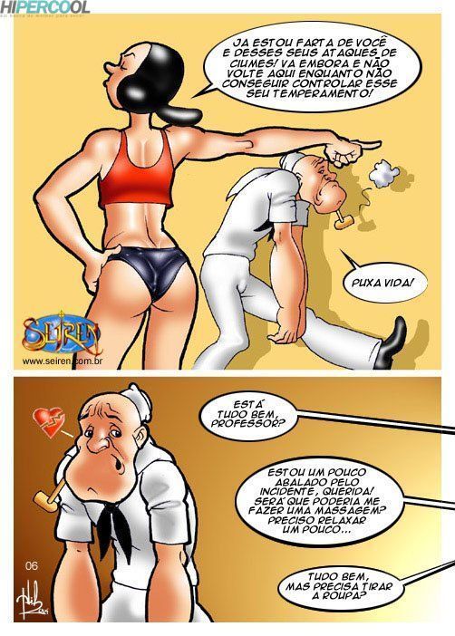 Popeye Quadrinhos de Sexo - Foto 24