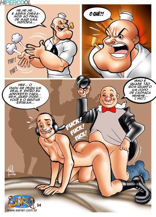 Popeye Quadrinhos de Sexo - Foto 25