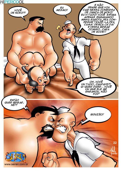 Popeye Quadrinhos de Sexo - Foto 29