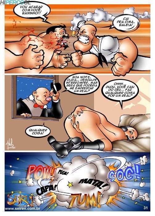 Popeye Quadrinhos de Sexo - Foto 30