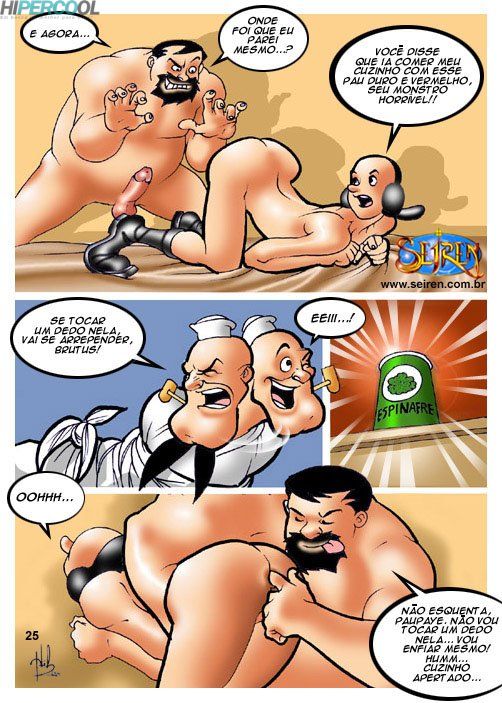 Popeye Quadrinhos de Sexo - Foto 32
