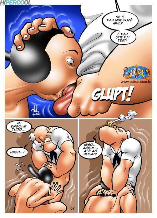 Popeye Quadrinhos de Sexo - Foto 36