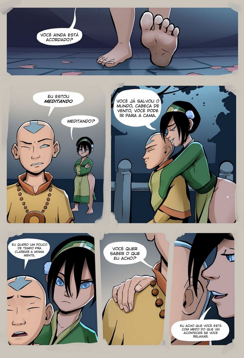 Cartoon Pornô Avatar Aang - Foto 2