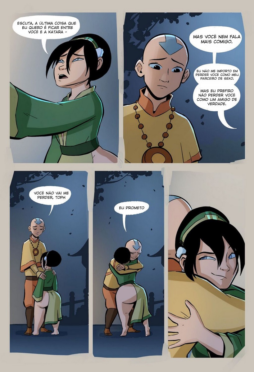 Cartoon Pornô Avatar Aang