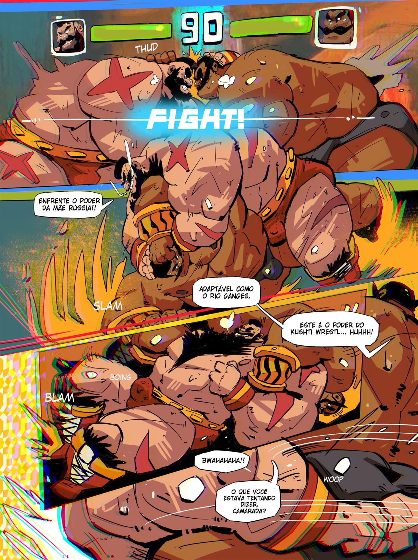 Street Fighter Hentai Gay: Guerra dos peludos - Foto 11